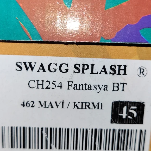 New California Swagg Splash sneakers...Red/Blue size 12 - Picture 12 of 13